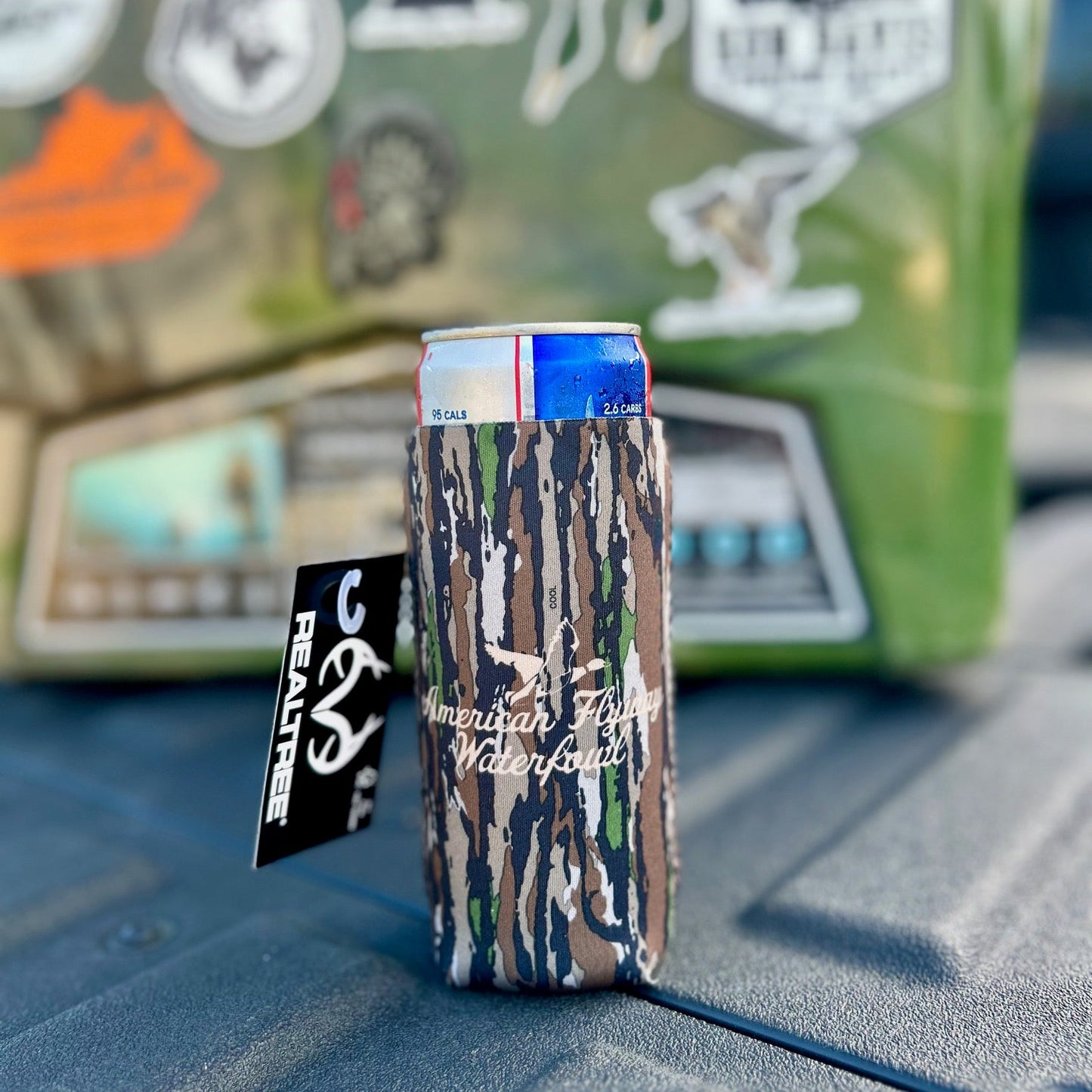 AFW Logo Drink Koozies - Skinny Can