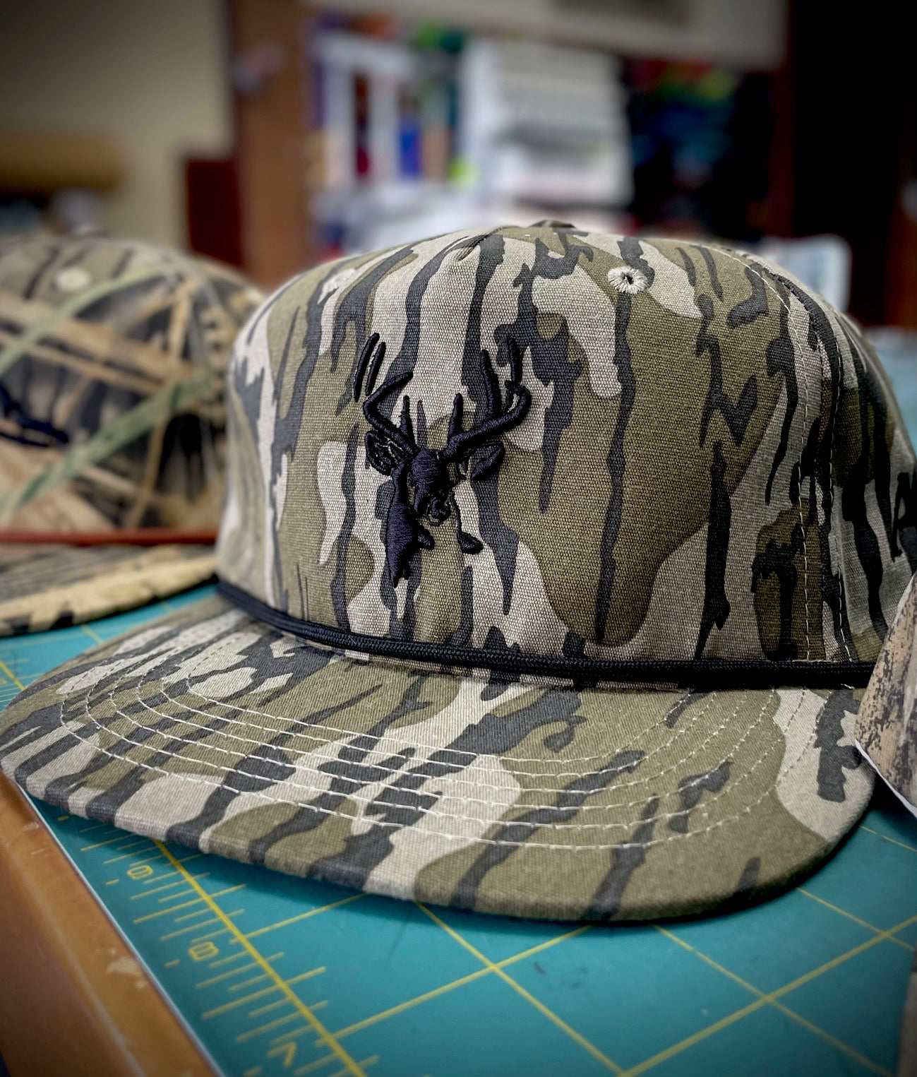 Old Rope Hat Original Mossy Oak w/ Buck Logo