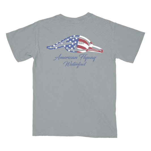 Stars and Stripes Tee - Grey