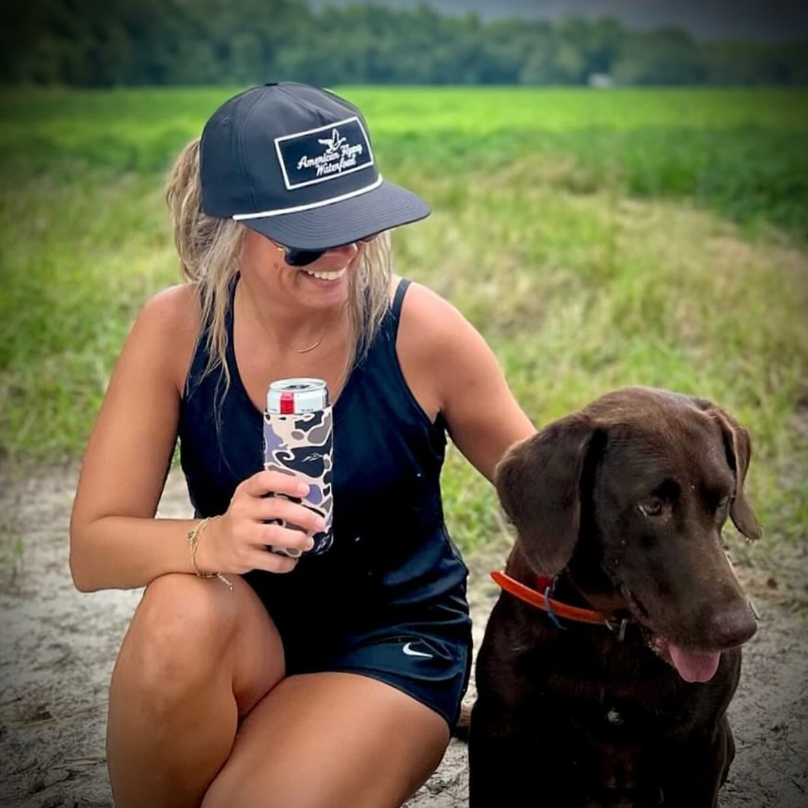 Throwback Vintage Rope Black with Patch and White Rope