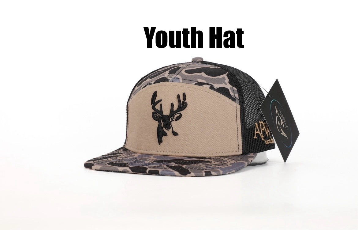 Youth 7 Panel Hardwoods-II 3 D Puff Buck w/ Black Mesh