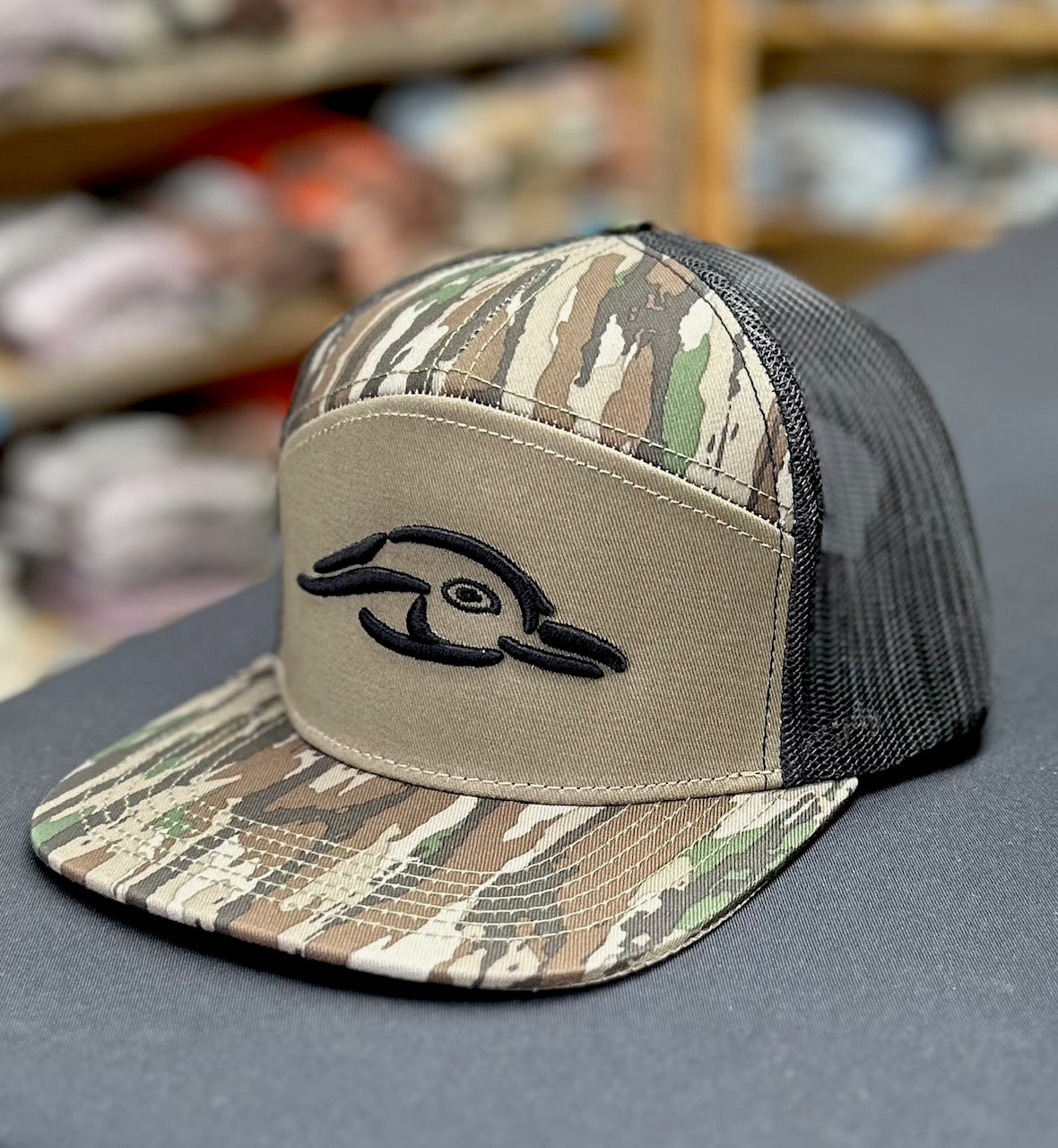 Realtree Original 7 Panel Duck Logo Hat