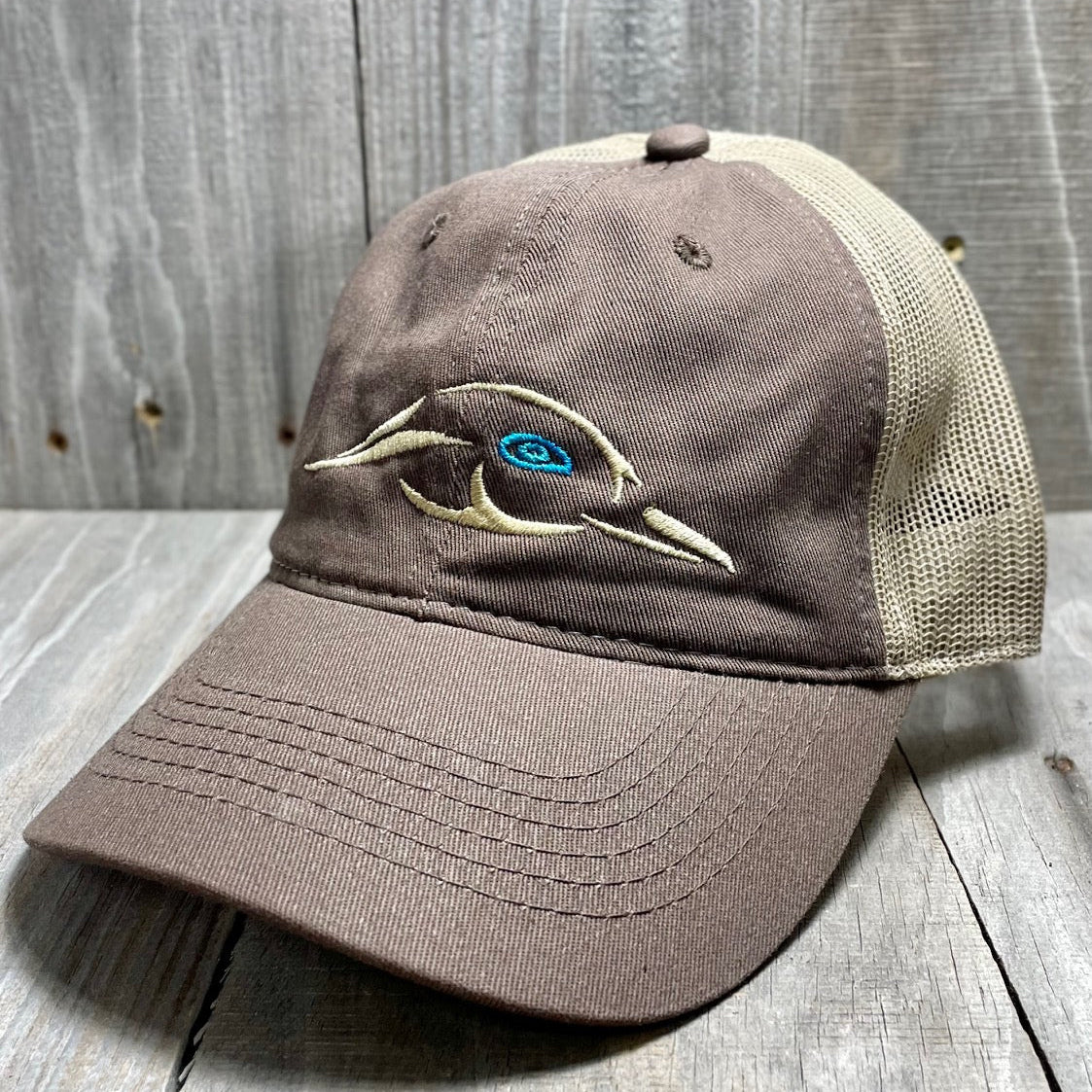 Expresso-Tan Relaxed Mesh Back Trucker