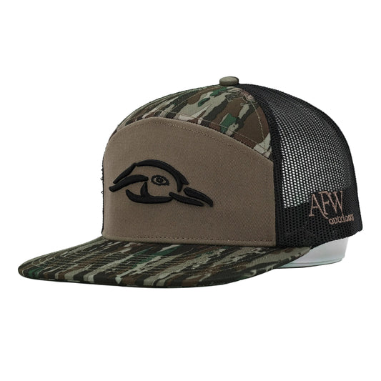 Realtree Original 7 Panel Duck Logo Hat