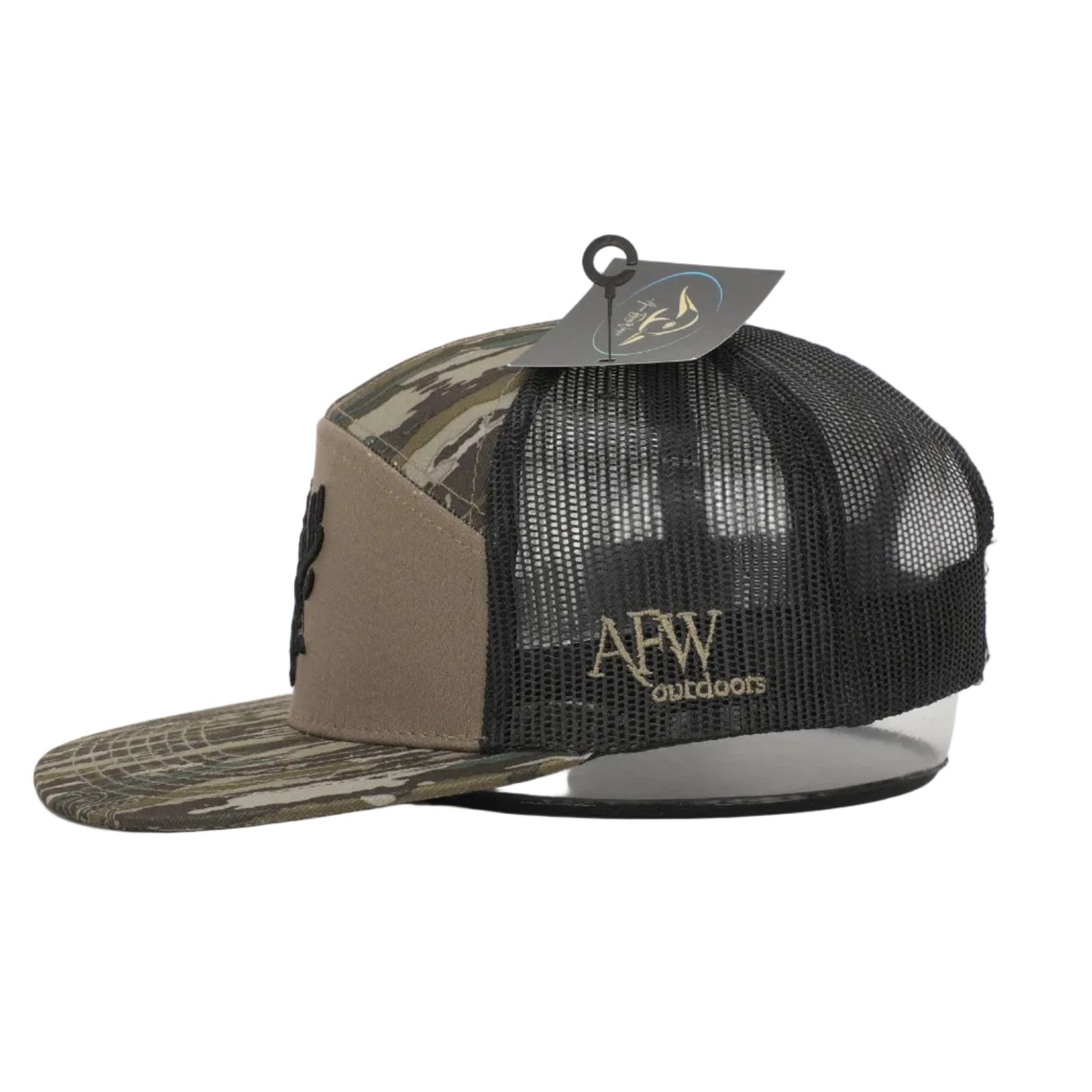 Realtree Original 7 Panel Buck Logo Hat